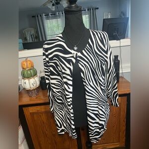 Cato Zebra Print Women's Sweater